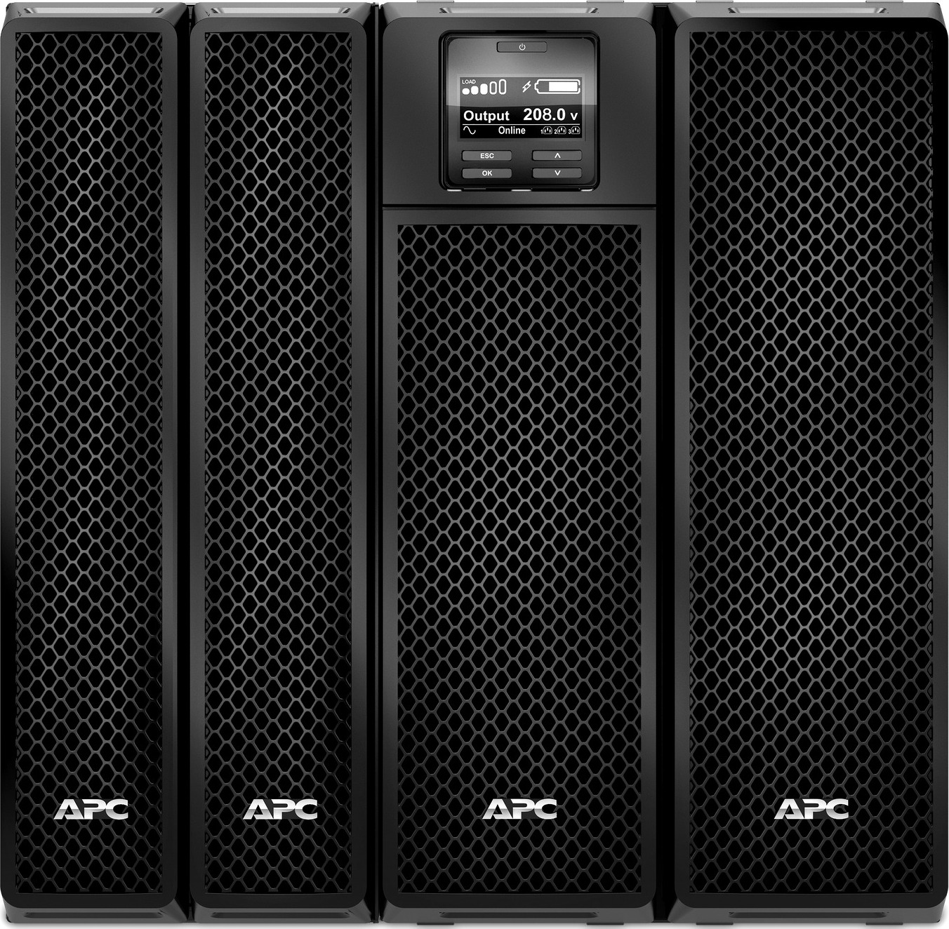 APC Smart-UPS On-Line, 10kVA/10kW,Rackmount 10U, 208V, 2x L5-20R+4x L6-20R+2x L6-30R+2x L14-30R NEMA, NMC,W/ transformer 208V/240V to 120V,W/ rail kit View 7