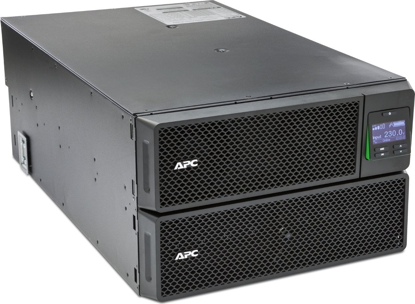 APC Smart-UPS On-Line, 10kVA/10kW, Rackmount 6U, 208V, 4x L6-20R+2x L6-30R NEMA outlets, Network Card+SmartSlot, Extended runtime, W/ rail kit View 6