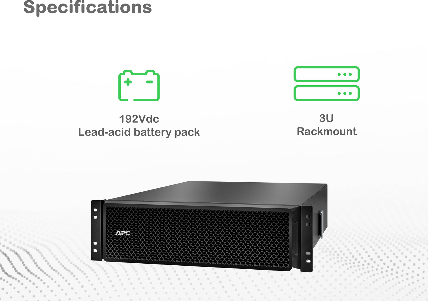 APC Smart-UPS On-Line SRT External Battery Pack, 3U Rack, 192Vdc View 18