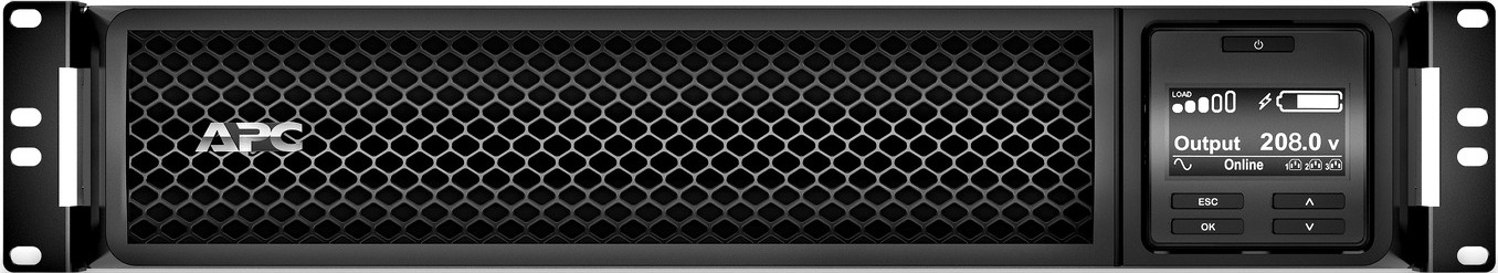 APC Smart-UPS On-Line, 3kVA, Rackmount 2U, 208V, 2x L6-20R+1x L6-30R NEMA outlets, Network Card, Extended runtime, W/ rail kit Hardware Detail