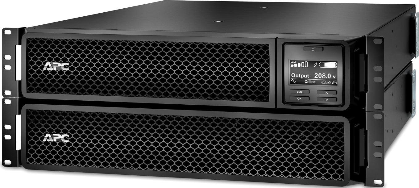 APC Smart-UPS On-Line, 3kVA, Rackmount 2U, 208V, 2x L6-20R+1x L6-30R NEMA outlets, SmartSlot, Extended runtime, W/ rail kit View 5