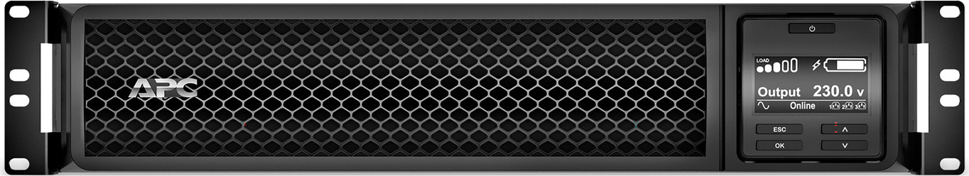 APC Smart-UPS On-Line, 3kVA, Rackmount 2U, 208V/230V, 6x C13+2x C19 IEC outlets, SmartSlot, Extended runtime, W/ rail kit View 4