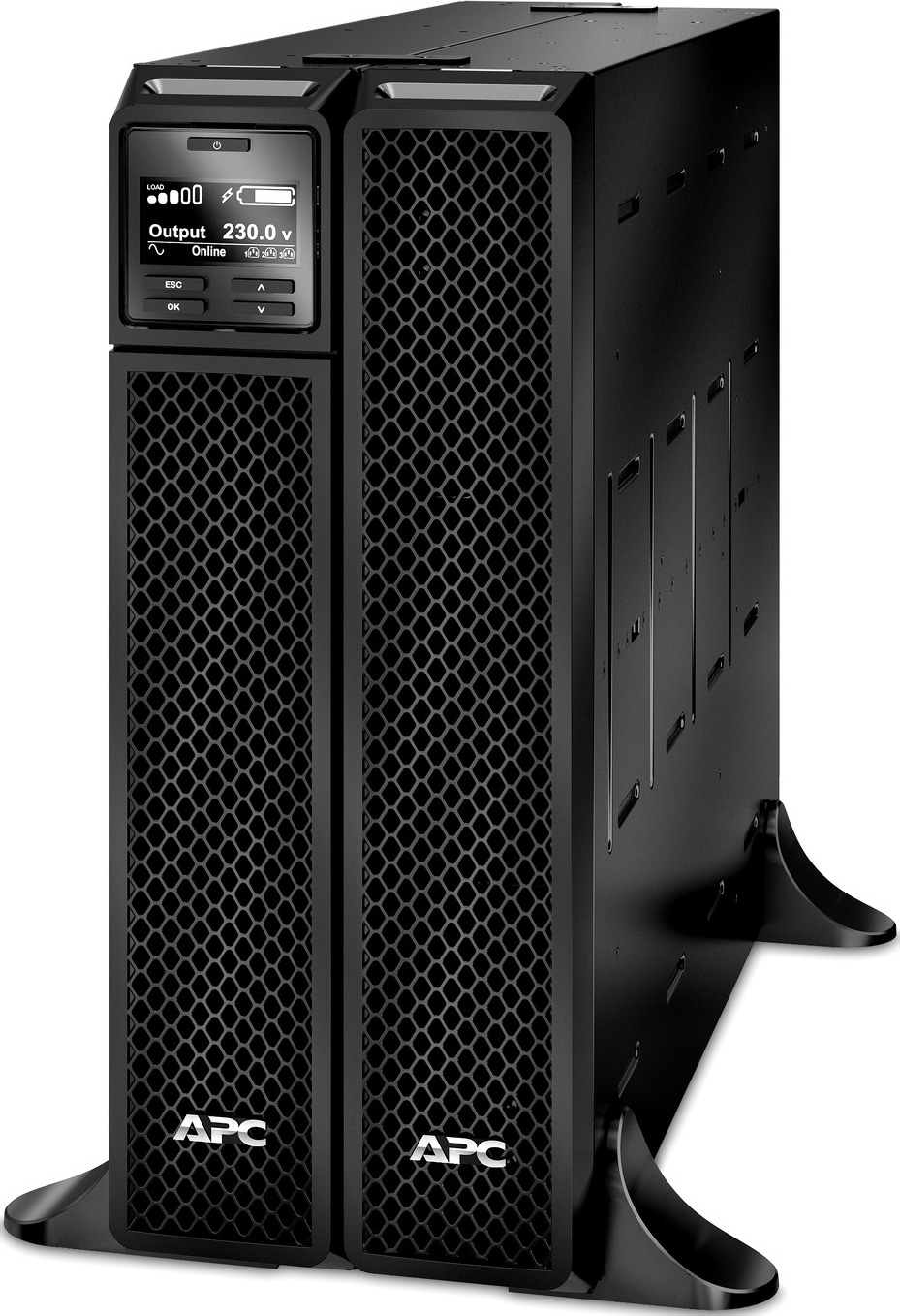 APC Smart-UPS On-Line, 3kVA, Tower, 208V/230V, 6x C13+2x C19 IEC outlets, SmartSlot, Extended runtime, W/O rail kit View 5