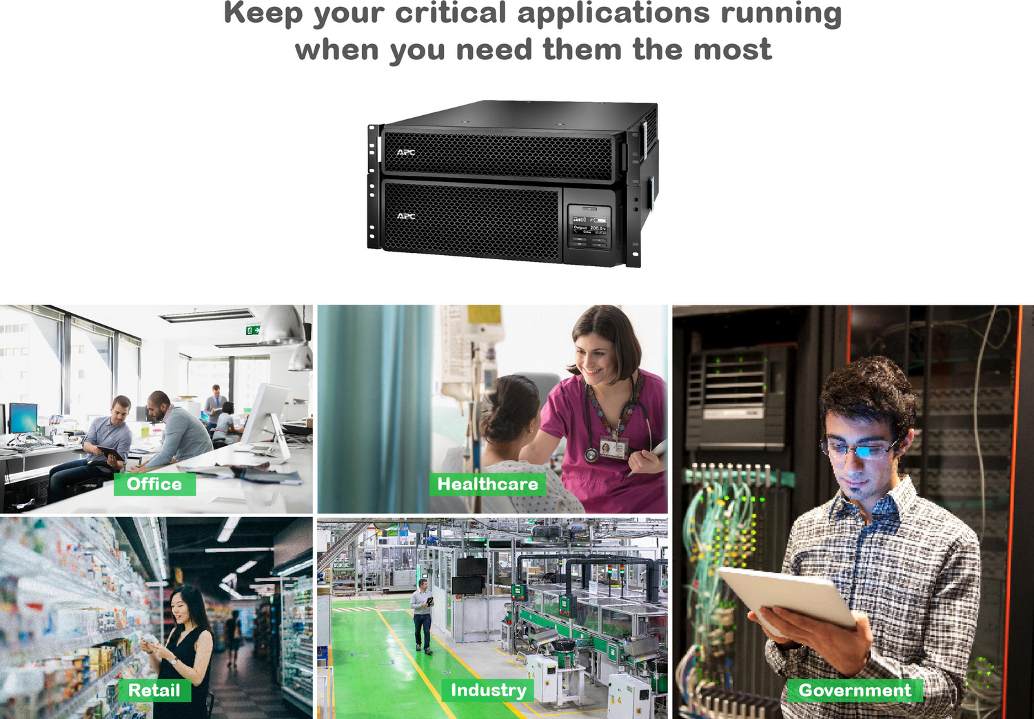 APC Smart-UPS On-Line, 5kVA, Rackmount 5U, 208V, 12 5-20R+2 L6-20R+2 L6-30R NEMA, Network Card+SmartSlot, W/ rail kit, W/ transformer 208V to 120V View 17