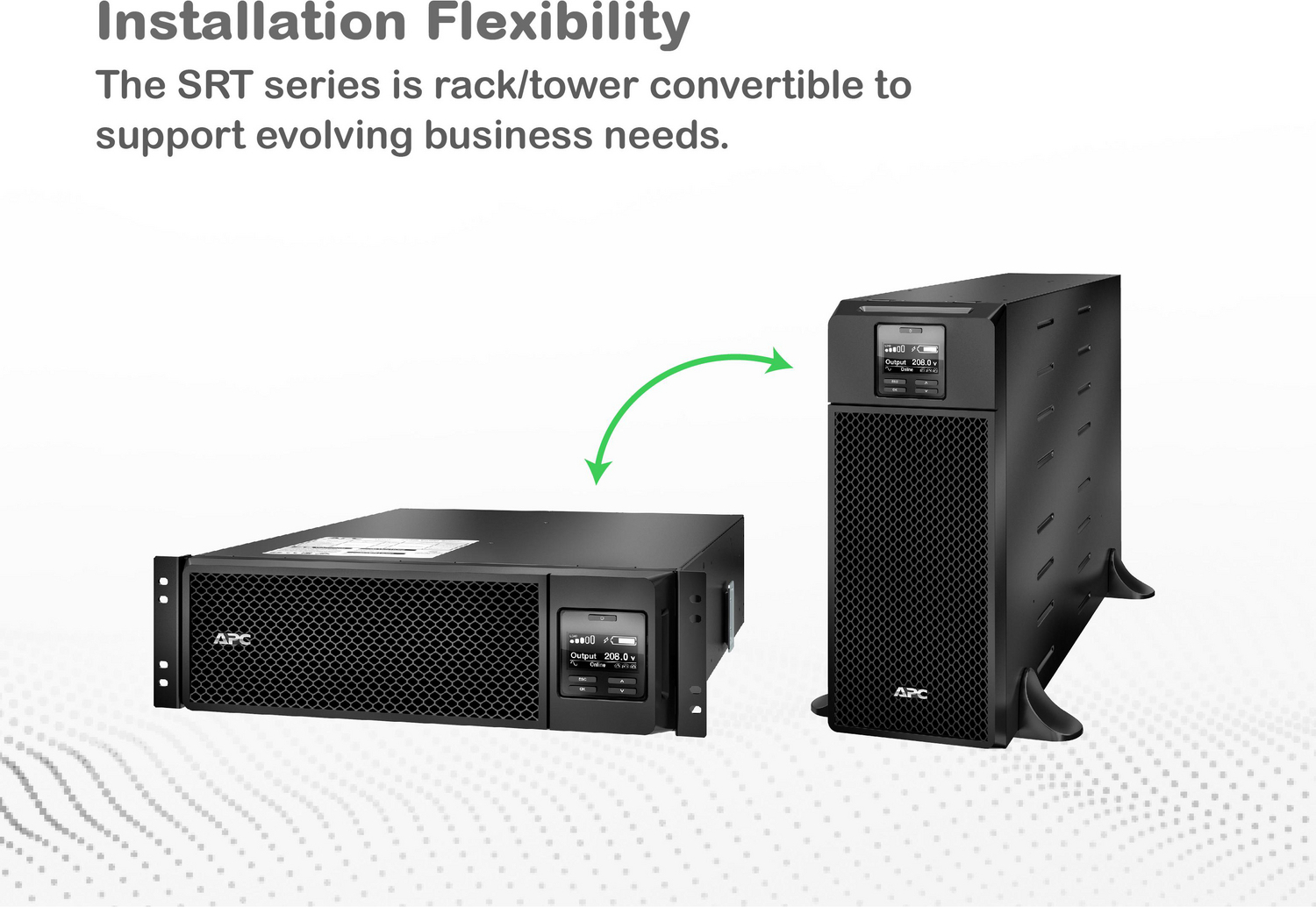 APC Smart-UPS On-Line, 5.4kVA, Rackmount 3U, 208V, 2x L6-20R+2x L6-30R NEMA outlets, Network Card+SmartSlot, Extended runtime, W/ rail kit View 13