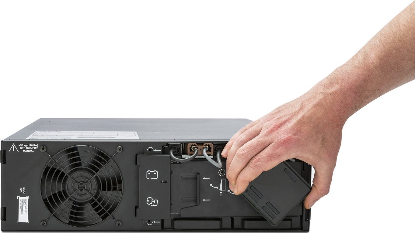 APC Smart-UPS On-Line, 5.4kVA, Rackmount 3U, 208V, 2x L6-20R+2x L6-30R NEMA outlets, Network Card+SmartSlot, Extended runtime, W/ rail kit View 7