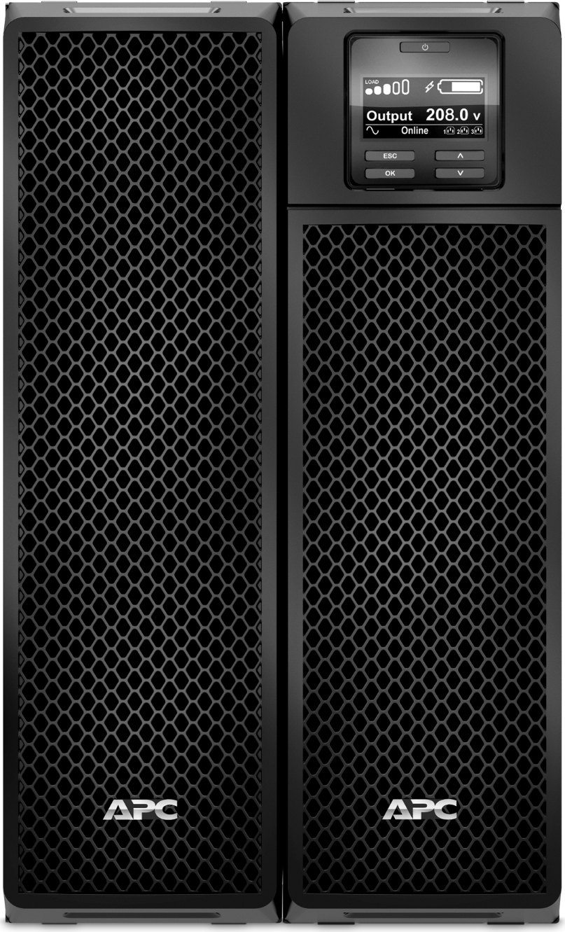 APC Smart-UPS SRT 5kVA, 208V, Tower w/o kit, 8x 5-20R, 4x L6-20R, 2x L6-30R, 1x L14-30R NEMA, w/transfo 208/240V to 120V Hardware Detail