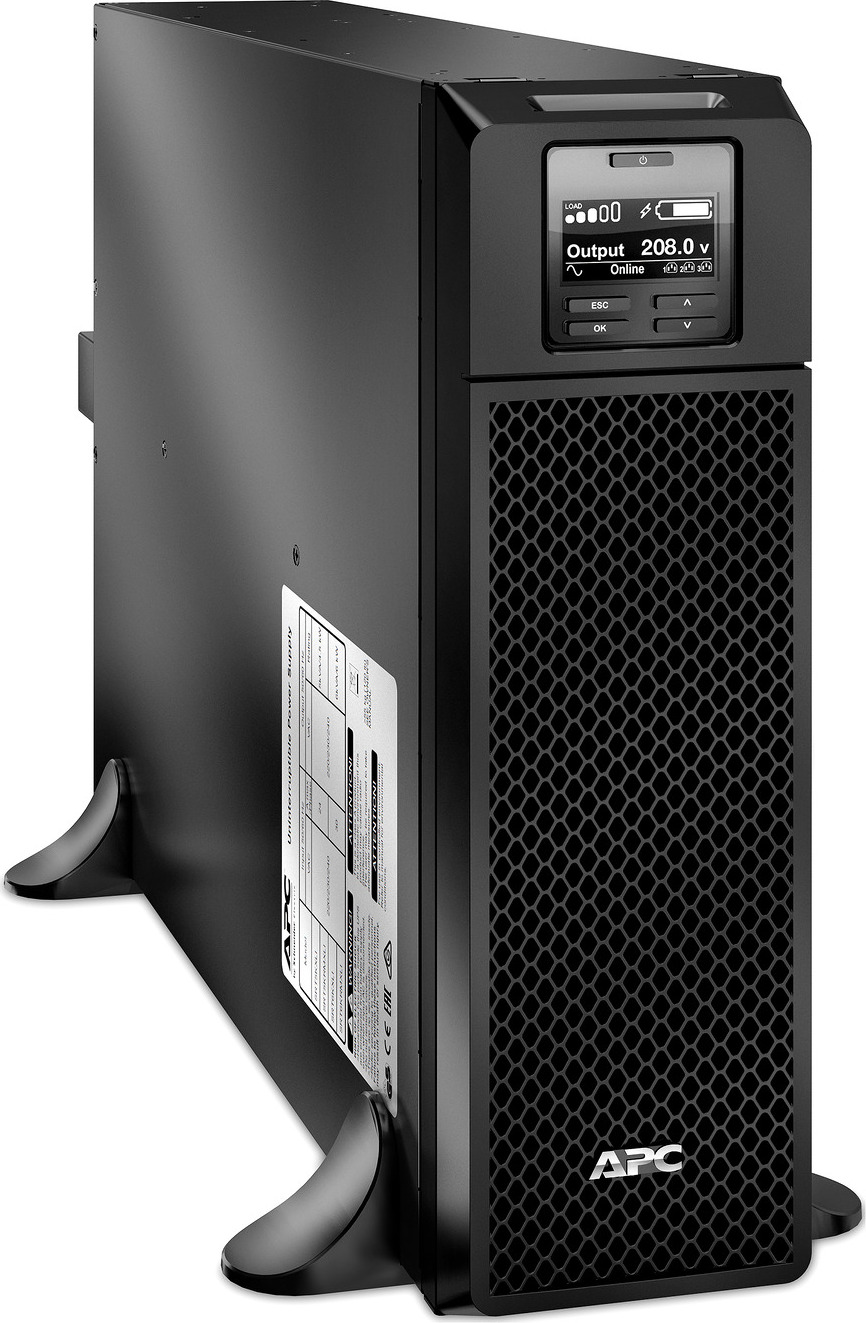 APC Smart-UPS On-Line, 5.4kVA, Tower, 208V, 2x L6-20R+2x L6-30R NEMA outlets, Network Card+SmartSlot, Extended runtime, W/O rail kit Hardware Detail