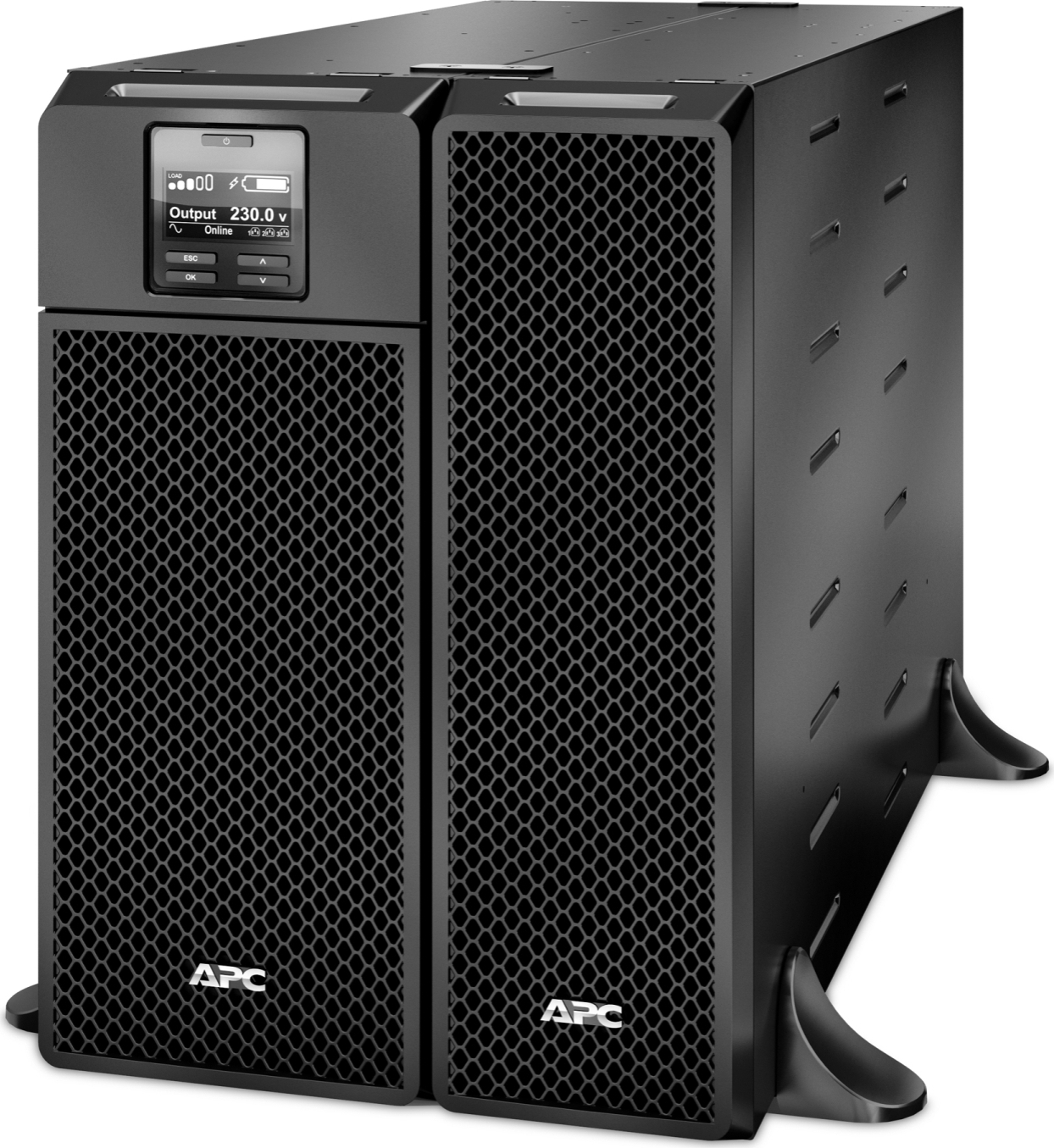 APC Smart-UPS On-Line, 6kVA/6kW, Tower, 208V, 2x L6-20R+3x L6-30R NEMA outlets, Network Card+SmartSlot, Extended runtime, W/O rail kit View 4