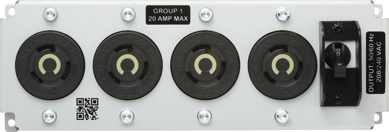 APC Smart-UPS Ultra On-Line 5KVA PDU 208V (4) L6-20 Front View