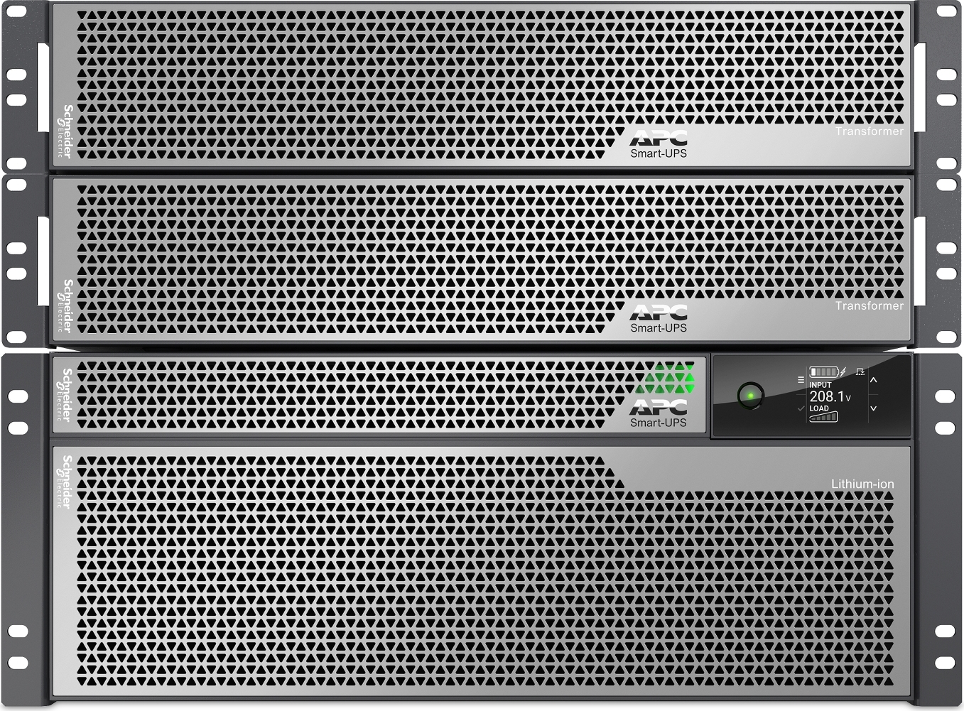 APC Smart-UPS Ultra Li-ion 10KVA 208V RM UPS with 2 of 5KVA Step Down Transformer Hardware Detail