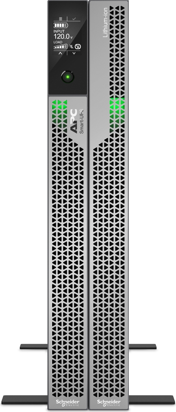 APC Smart-UPS Ultra On-Line, 2200VA, Lithium-ion, Rack/Tower 1U, 120V, 5x 5-20R, 1x L5-20R NEMA outlets, SmartConnect, Extended runtime, W/rail kit View 11