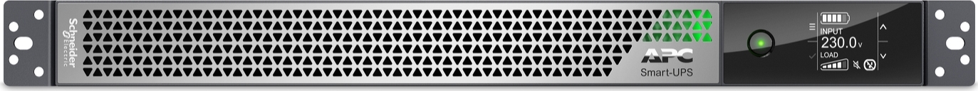 APC Smart-UPS Ultra On-Line, 2200VA, Lithium-ion, Rack/Tower 1U, 208/230V, 3x C13, 2x C19 IEC outlets, Network Card, Extended runtime, W/rail kit Hardware Detail