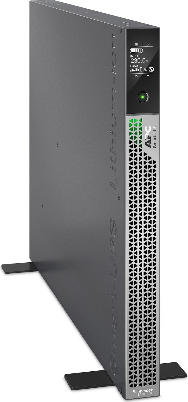APC Smart-UPS Ultra On-Line, 3000VA, Lithium-ion, Rack/Tower 1U, 230V, 3x C13, 2x C19 IEC outlets, Network Card, Extended runtime, W/rail kit View 5