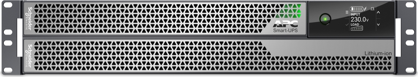 APC Smart-UPS Ultra On-Line, 5000VA, Lithium-ion, Rack/Tower 2U, 230V, Hardwired 3-Wire Output, Network Card, Extended runtime, W/rail kit View 4