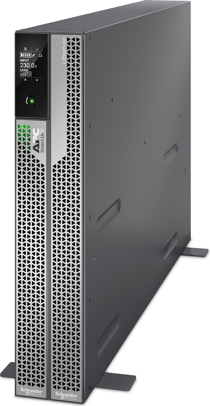 APC Smart-UPS Ultra On-Line, 5000VA, Lithium-ion, Rack/Tower 2U, 230V, Hardwired 3-Wire Output, Network Card, Extended runtime, W/rail kit View 5