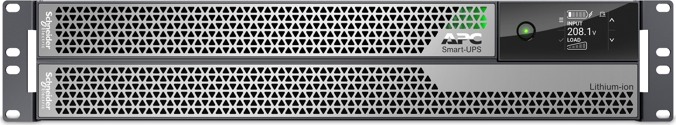 APC Smart-UPS Ultra On-Line, 5000VA, Lithium-ion, Rack/Tower 2U, 230V, Hardwired 3-Wire Output, Network Card, Extended runtime, W/rail kit View 4