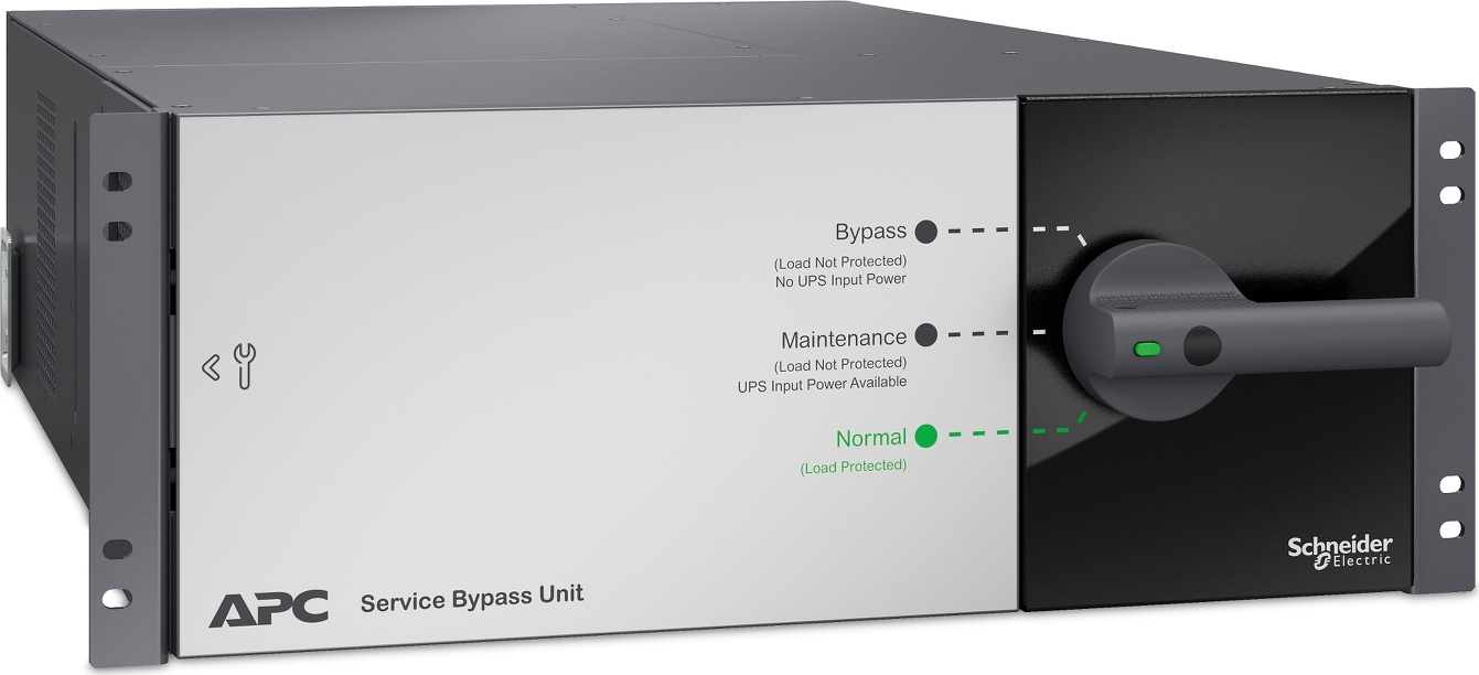 APC Service Bypass Unit for SRYL, 200/208/230/240V, 125A, MBB, Hardwire Input/Output Front View