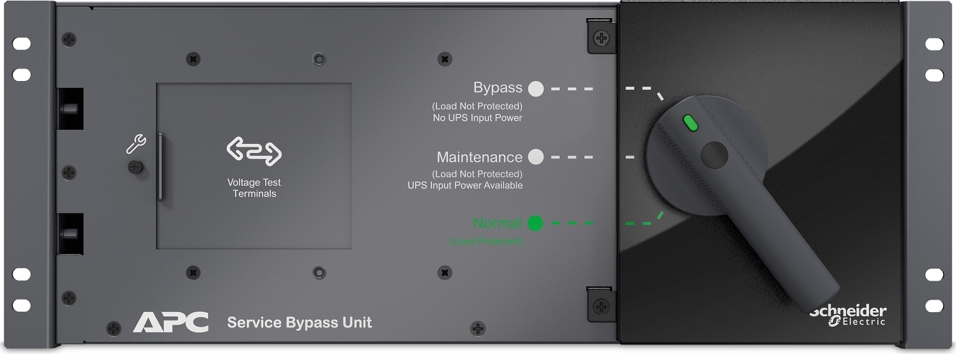 APC Service Bypass Unit for SRYL, 200/208/230/240V, 125A, MBB, Hardwire Input/Output Hardware Detail