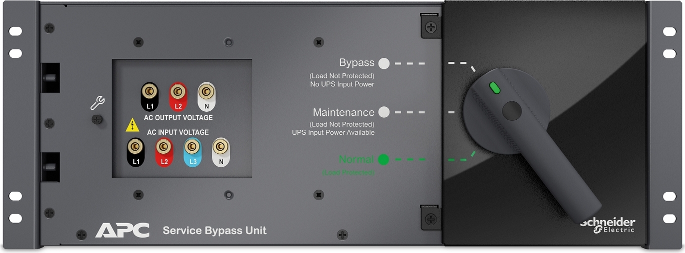 APC Service Bypass Unit for SRYL, 200/208/230/240V, 125A, MBB, Hardwire Input/Output View 4