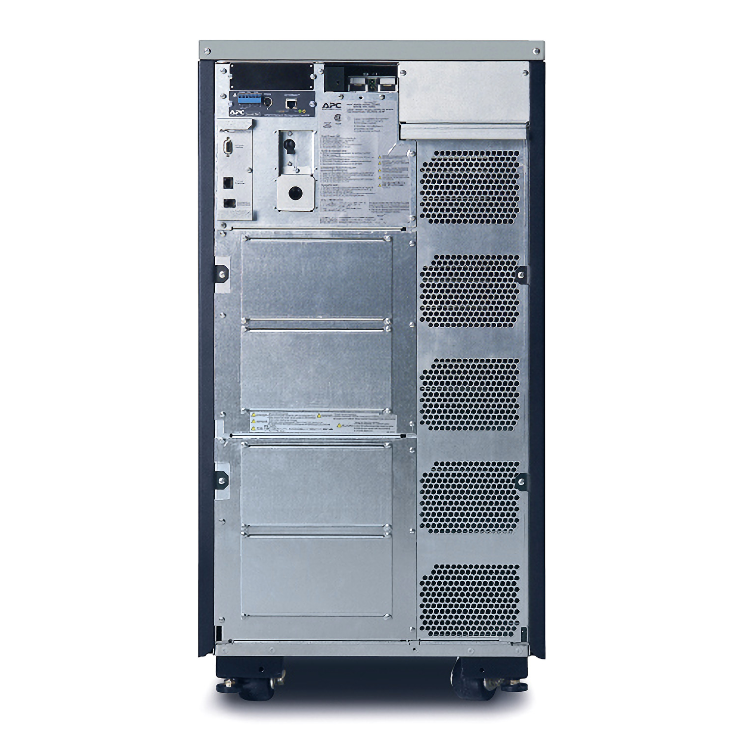 APC Symmetra LX 8kVA Scalable to 16kVA N+1, Tower 208/240V, web card shipped separately Back View