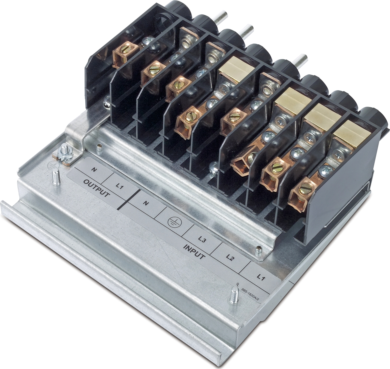 APC Symmetra LX Input/Output wiring tray-200/208V Front View