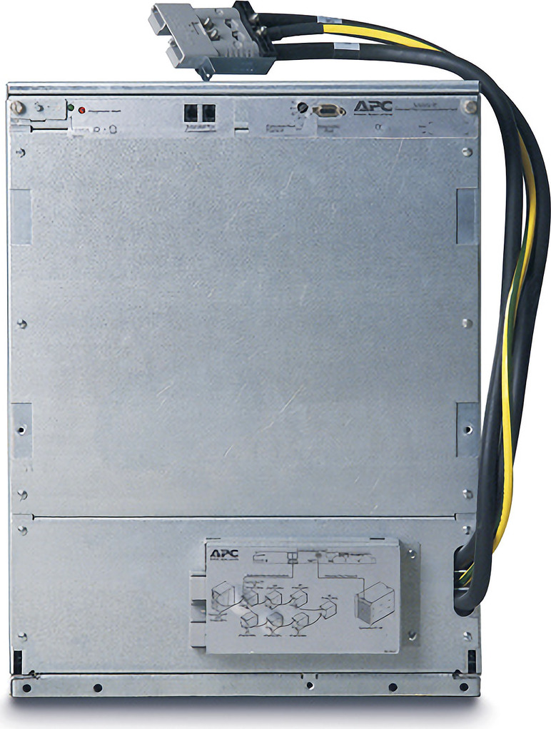 APC Symmetra LX Extended Run Rack-mount w/ 9 SYBT5, 208V Front View