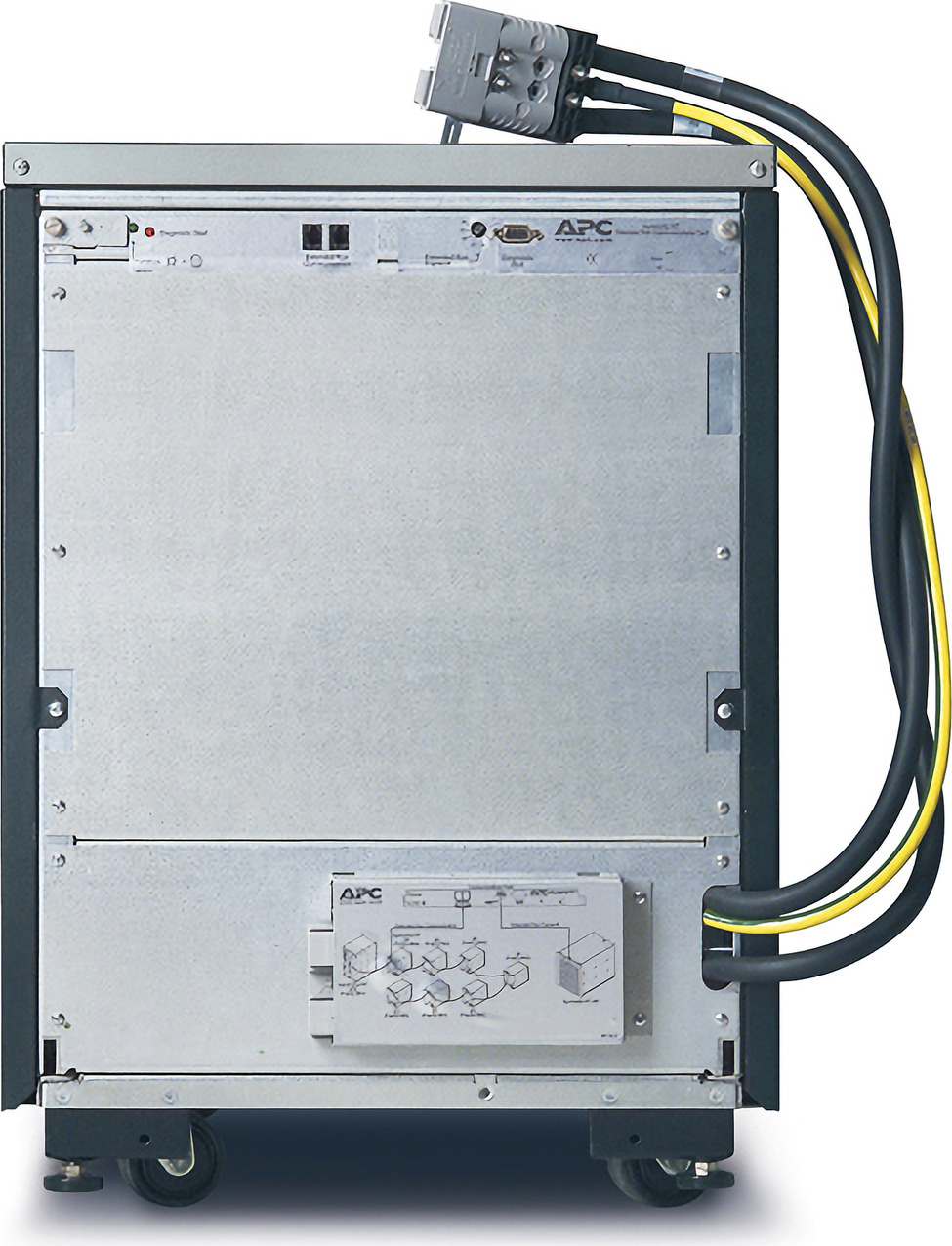 APC SYMMETRA LX 9 BATTERY TOWER XR FRAME, 208V Back View