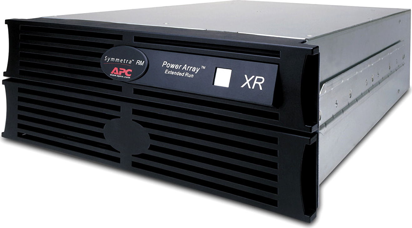 APC Symmetra RM XR Frame w/2 SYBT2 Scalable to 4 208/240V Front View