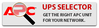 UPS Selector - Get the right APC Unit for your Network. Click here
