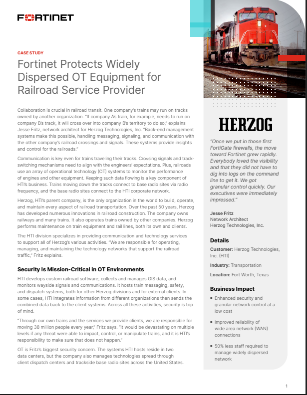 Herzog Technologies Case Study cover
