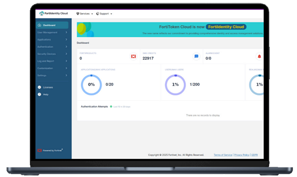 FortiIdentity™ Cloud