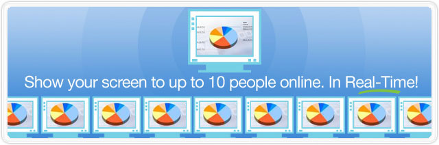 Webex - show yoru screen up to 10 people