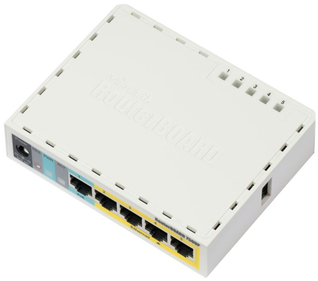 MikroTik RouterBOARD 750 with PoE output