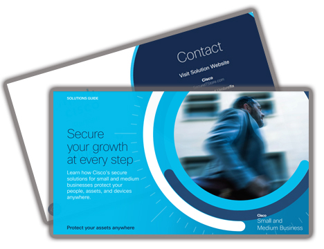 The Secure SMB Solutions Guide with BlueAlly-frontback image