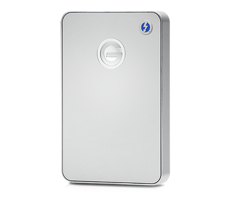 WD G-Technology G-DRIVE mobile Thunderbolt USB 3.0 - 1TB - Silver - 0G04452