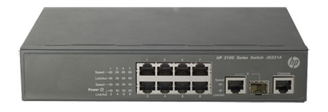 HP 3100-8 v2 SI Switch (JG221A)