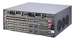 7503-S Switch Chassis with 1 Fabric Slot (JD243B) (side view)