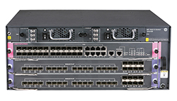 7503-S Switch Chassis with 1 Fabric Slot (JD243B) (front view)