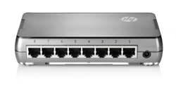 1405-8G V2 Switch (J9794A) (rear view)