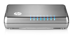 1405-8G V2 Switch (J9794A) (front view)