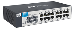 1410-16G Switch (J9560A) (side view)
