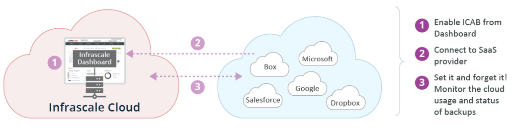 How Infrascale Cloud Application Backup Works