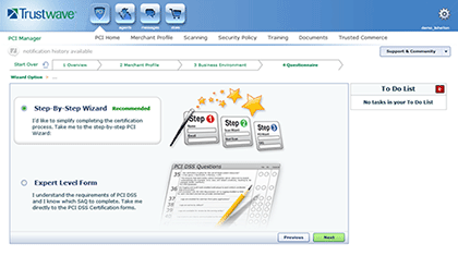 PCI wizard