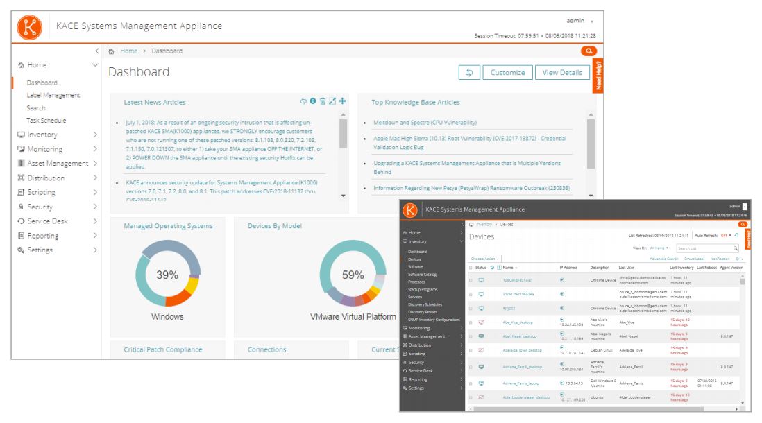 Quest KACE Systems Management Appliance