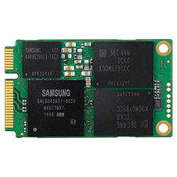 Samsung SSD 850 EVO mSATA 500GB Back View