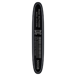 Samsung Portable SSD T1 500GB Right Side View