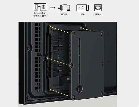 Convenient connectivity and installation