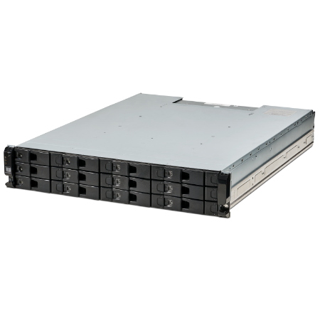 Seagate Exos FUSE AP2U12 with a drive carrier removed from the chassis
