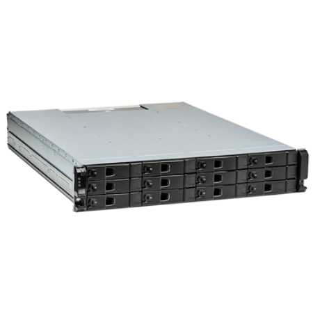 Seagate Exos PROTECT EP2U12 array front view showing 12 drive bays